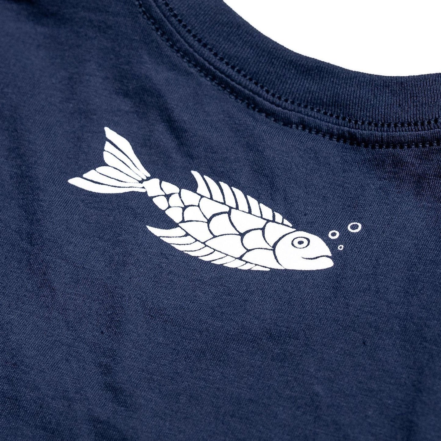 Opal's Oysters Logo-Navy Tee