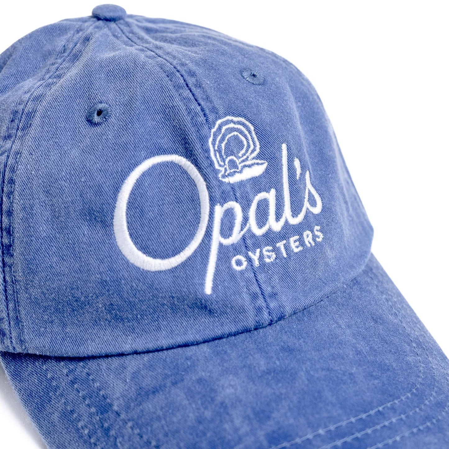 Opal's Oysters Blue Baseball Cap