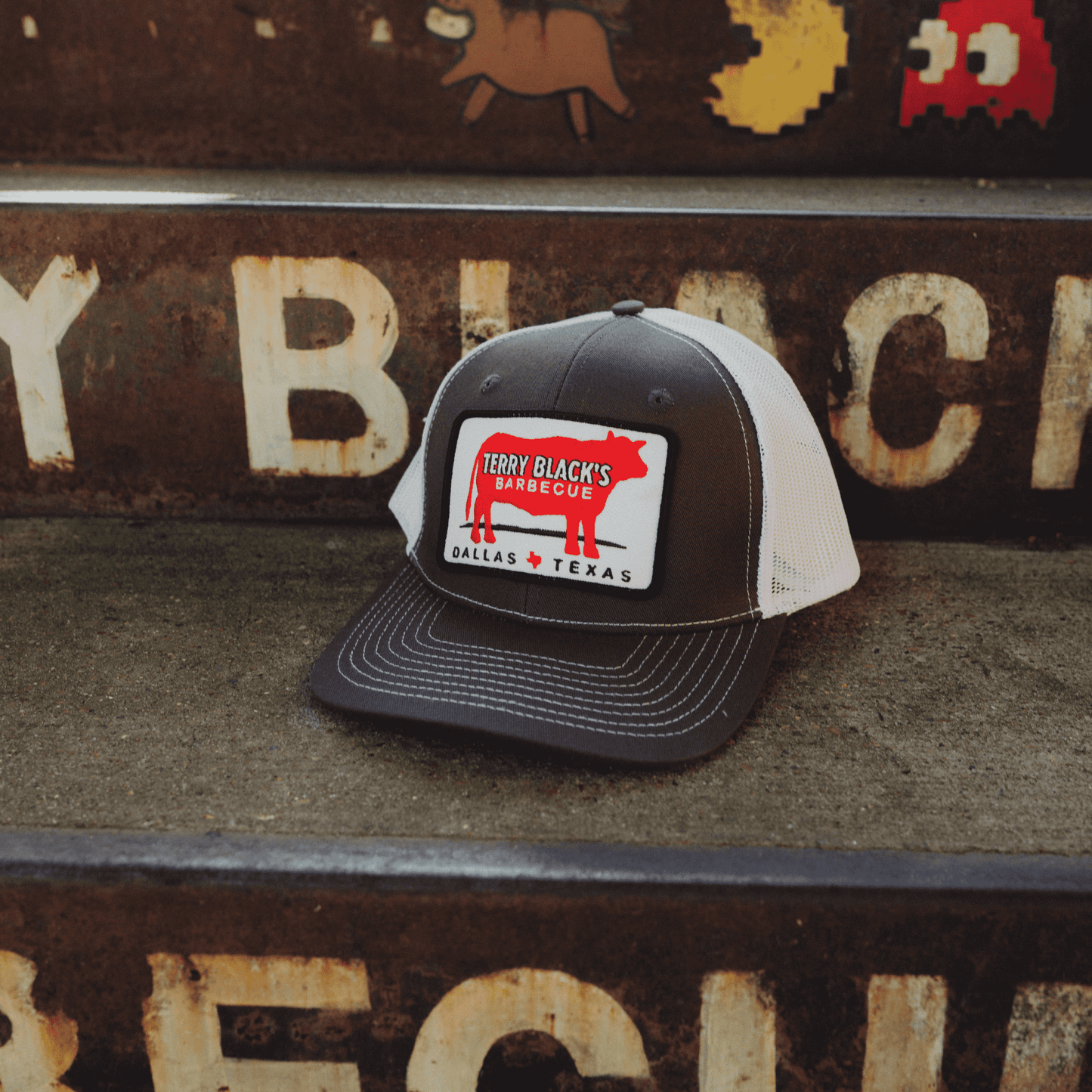 Terry Black's Heather Gray Patch Hat