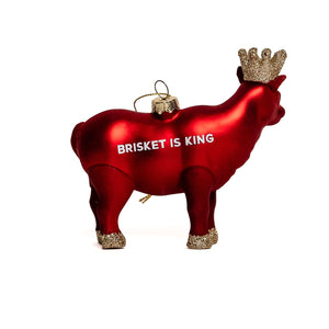Terry Black's Brisket is King Ornament-Red