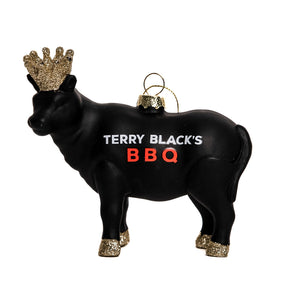 Terry Black's Brisket is King Ornament-Black