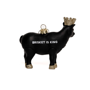 Terry Black's Brisket is King Ornament-Black