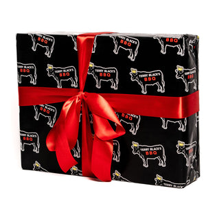 Terry Black's Cow Gift Wrap