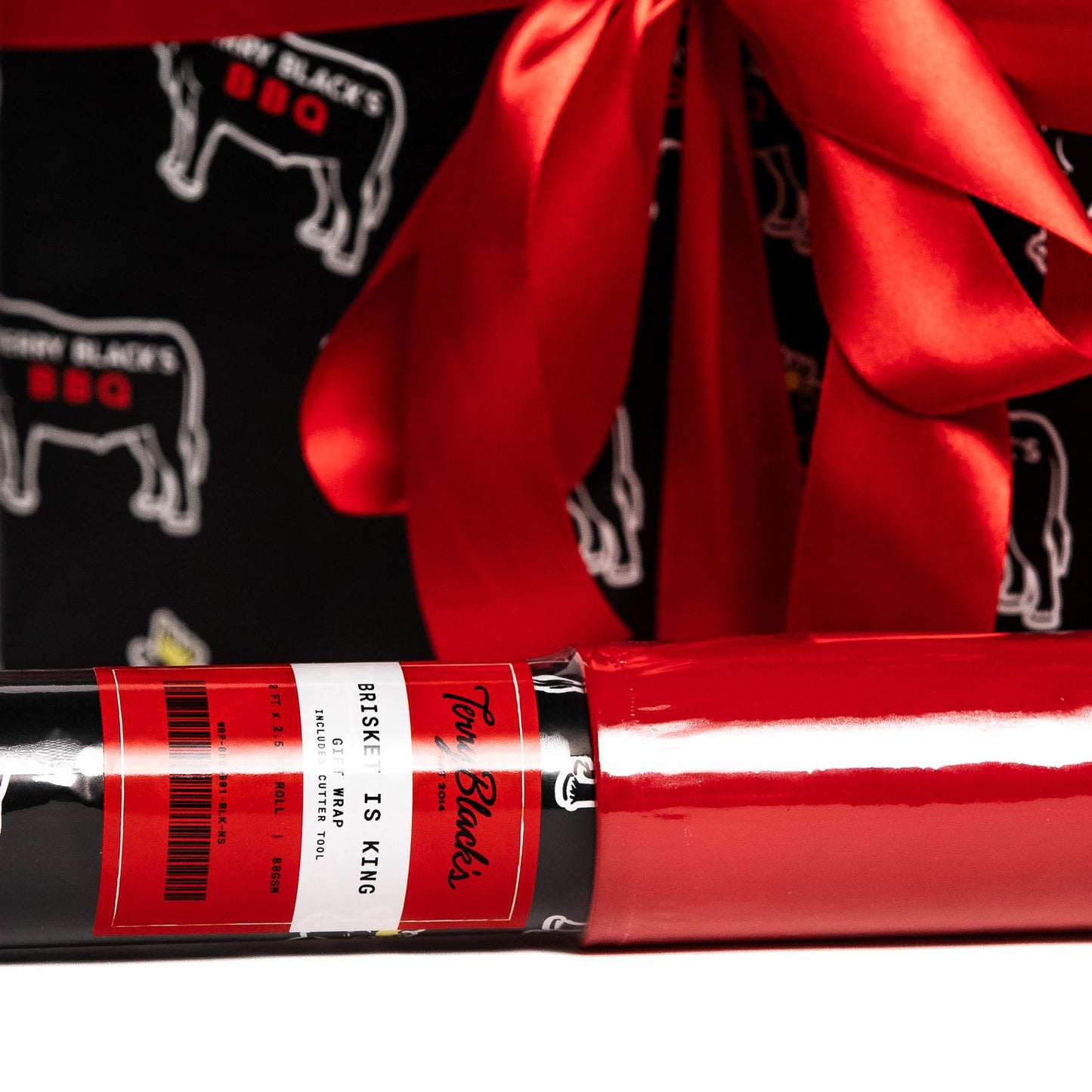 Terry Black's Cow Gift Wrap