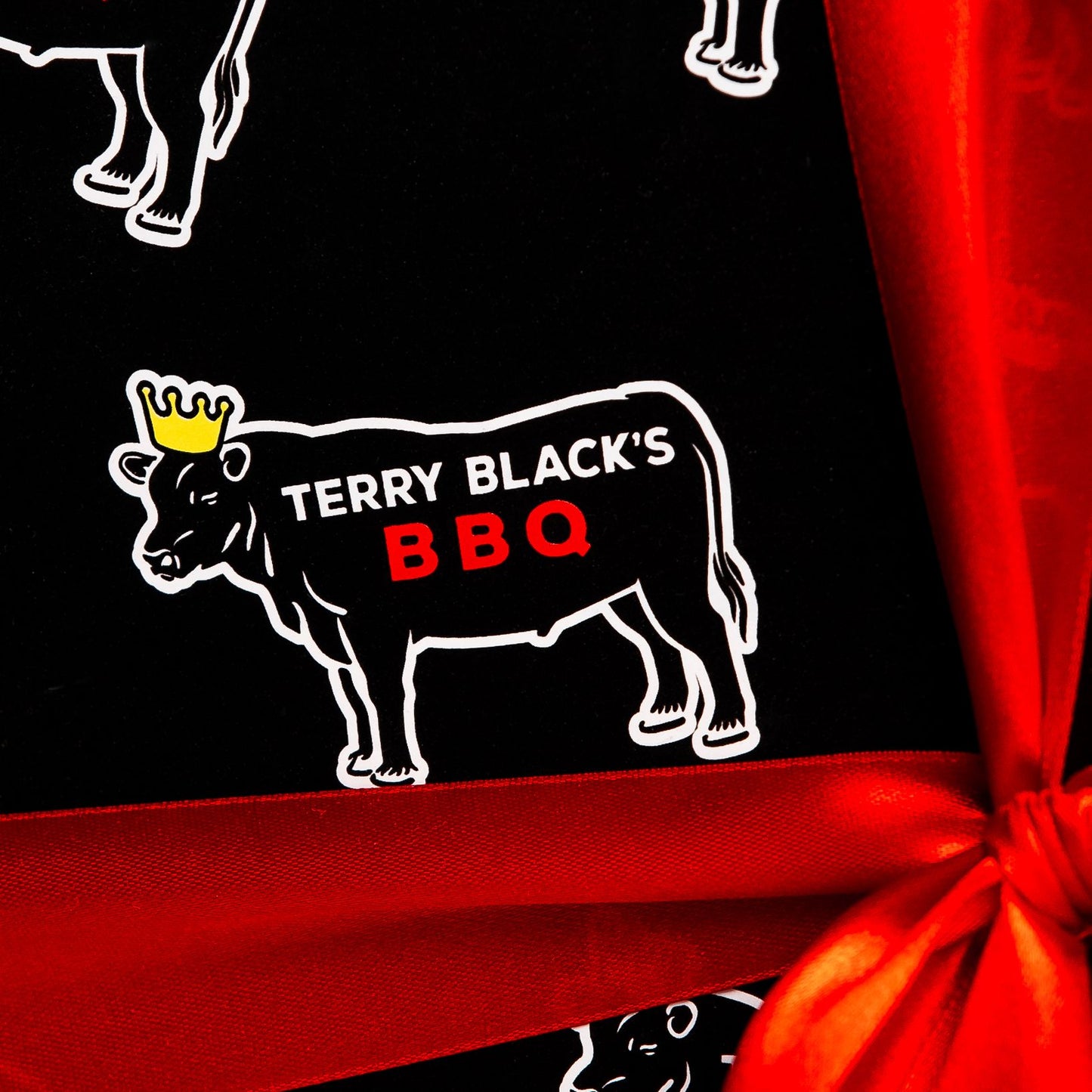Terry Black's Cow Gift Wrap