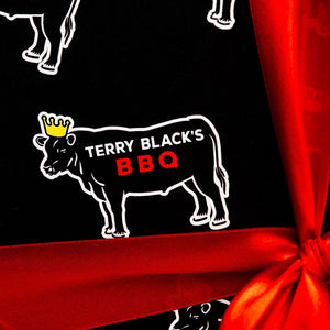 Terry Black's Cow Gift Wrap