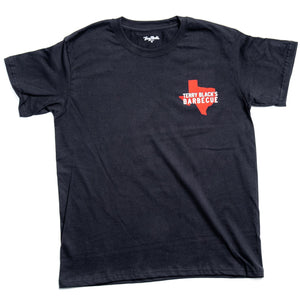 Terry Black's Logo Tee-Black