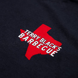 Terry Black's Logo Tee-Black