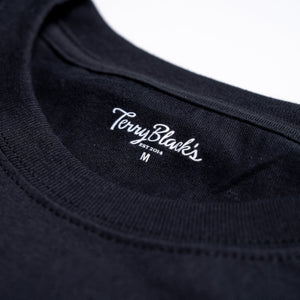 Terry Black's Logo Tee-Black