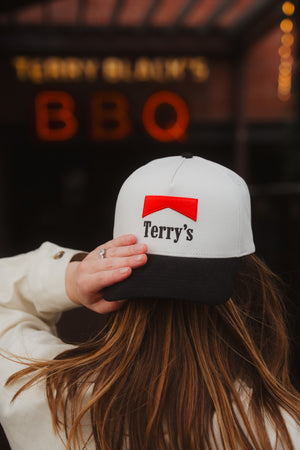 Terry Black's Black Suede Two-Tone Hat