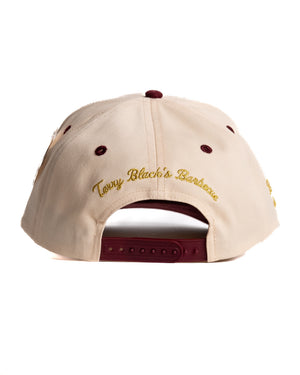 Terry Black's Burgundy Suede Two-Tone Hat