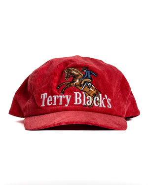 Terry Black's Red Corduroy Hat