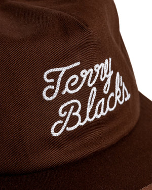 Terry Black's Brown Stitched Hat