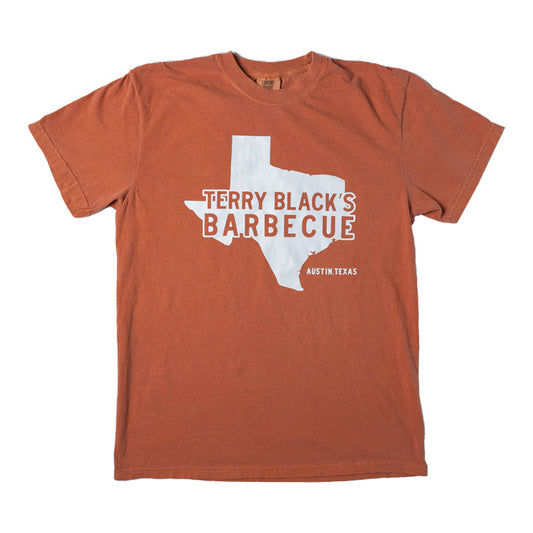 Terry Black's Logo Tee–Burnt Orange