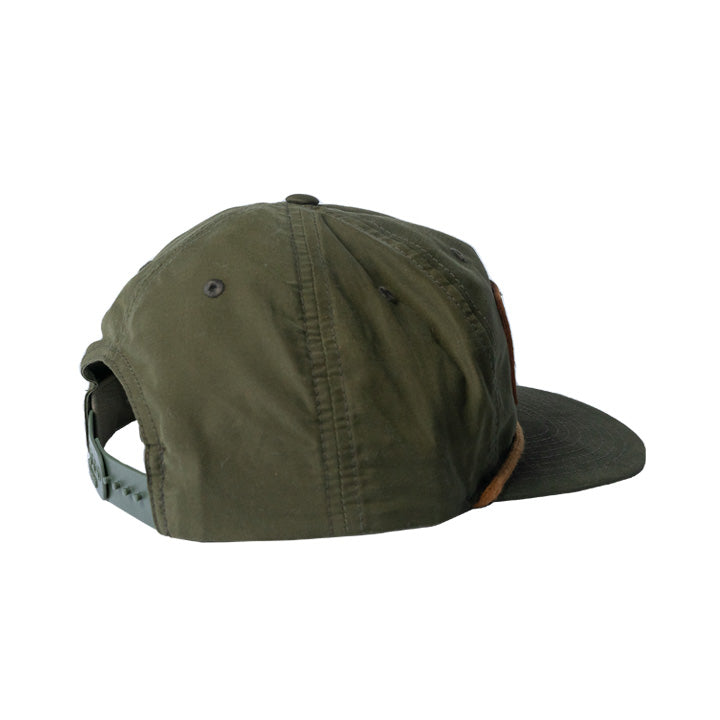 Terry Black's Green Leather Patch Hat