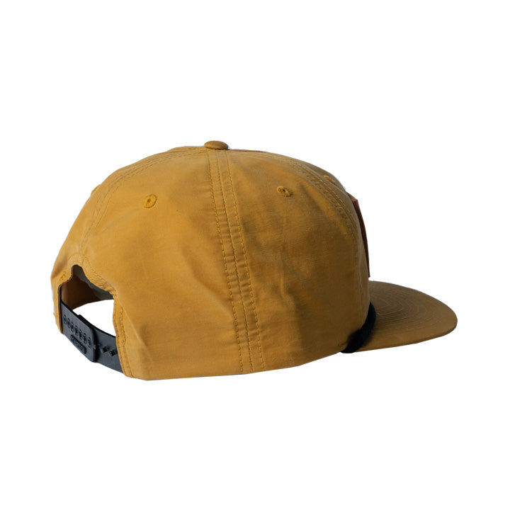 Terry Black's Yellow Leather Patch Hat